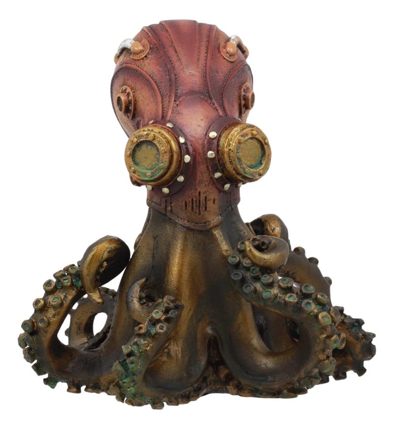 Ebros Gift Ebros Steampunk Giant Kraken Octopus Marauder Statue 5.5" Tall Deep Sea Military Cephalopod Unit Figurine Decor for Sci Fi Fantasy Lovers - Image 5